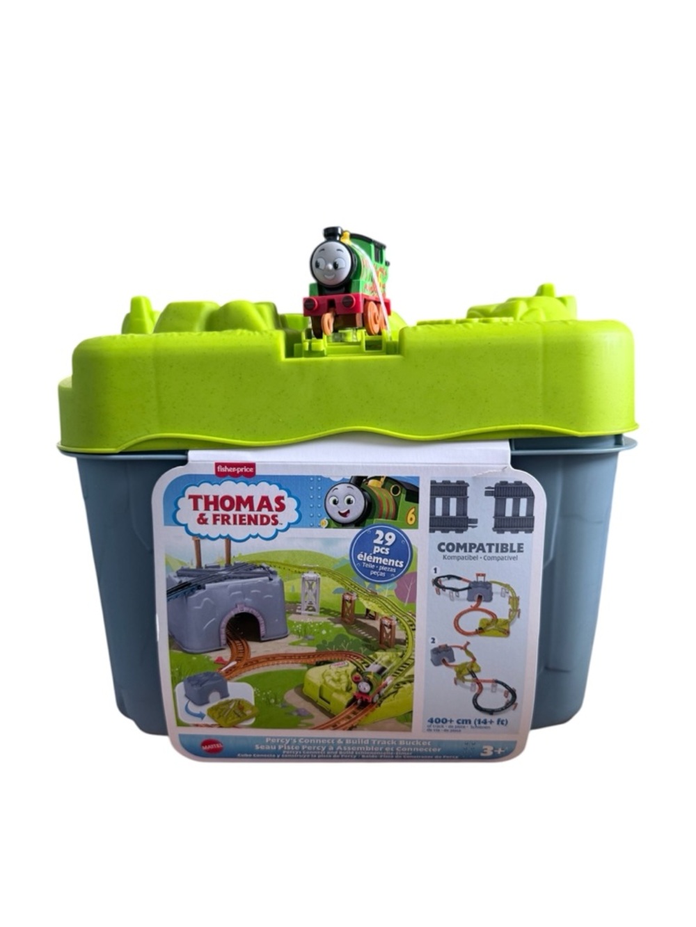 Thomas & Friends Percy’s Connect and Build Track Bucket train set toys